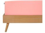 Spannbettlaken SCHIESSER "Jessi aus 100% Baumwolle", rosa, B:100cm L:200cm, Jersey, Obermaterial: 100% Baumwolle, Bettlaken, Spannbettlaken, für Matratzen bis zu 22 cm Höhe, MADE IN GREEN by OEKO-TEX