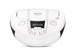 TechniSat Viola CD-1 Boombox mit Bluetooth, Batteriebetrieb & CD-Player weiß