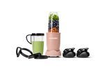 NUTRIBULLET Standmixer "Pro NB907MACL - kompakter Mixer, 900 W, 2 Mixbecher (700+925ml), Rosa", rosa (matt clay), B:14cm H:37,6cm T:14cm, Zerkleinerer, Drücken, drehen, mixen; starker Motor;Becher+Zubehör spülmaschinenfest, Standmixer