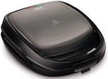 TEFAL 2-in-1-Sandwichmaker "SW341B", grau (grau, schwarz), B:17cm H:34cm T:28,6cm, Sandwichmaker, 2 herausnehmbare, antihaftbeschichtete Plattensets inklusive, 2-in-1-Sandwichmaker