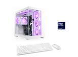 CSL PC "Vitrum Advanced V24547", weiß, Microsoft Windows 11 Home (64 Bit), 16 GB RAM 500 GB SSD, Desktop-PCs, PC
