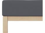 Spannbettlaken SCHLAFGUT "PURE Bio-Baumwolle mit Elasthan, 170 g/m², Bettlaken, Spannbetttuch", grau (grau deep), 1 Stk., Jersey, 180-200x200-220 30cm, Jersey, Obermaterial: 95% Baumwolle, 5% Elasthan, Bettlaken, Spannbettlaken, PREMIUM Laken für Matratzen bis 30cm Höhe, dehnbar blickdicht, straff