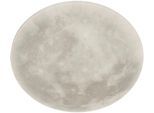 TRIO LEUCHTEN LED Deckenleuchte "Lunar", weiß, 1, Ø 40cm H: 10cm, 1 Stk., Leuchten, "Mondleuchte" Fernbedienung,integrierter Dimmer,Nachtlicht, LED Deckenleuchte