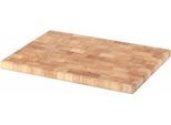 Schneidebrett CONTINENTA, beige (natur), B:25cm H:2cm L:35cm, Massivholz, Schneidebretter, Schneidebrett, in hochwertiger Handarbeit hergestellt