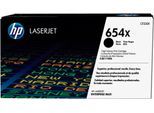 HP Tonerkartusche "HP original Toner 654, Farben M/C/Y/B Größen A+X", schwarz (schwarz 1), Tonerpatronen, Tonerkartusche