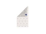 Gästehandtuch VILLEROY & BOCH "Gästetuch Gästetuch Carré 1er Pack" Gr. S, grau (weiß, hellgrau), B:30cm, Obermaterial: 100% Baumwolle CO., Handtücher, Gästehandtuch