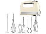 KITCHENAID Handmixer "5KHM9212EAC ALMOND CREAM", bunt (crã¨me), B:8cm H:15cm T:20cm, Mixer, 9 Stufen, Handmixer
