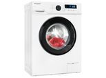 EXQUISIT Waschmaschine "WA8014-020A weiss", Energieeffizienz: A, weiß, B:59,5cm H:85cm T:51cm, Waschmaschinen, Trommelreinigung - spezieller Waschgang zur Säuberung des Innenraums, Waschmaschine