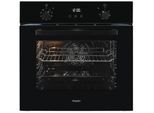 EXQUISIT Backofen "EBE257-H-020", Energieeffizienz: A, schwarz, B:59,5cm H:59,5cm T:53cm, Backöfen, Pizzafunktion – ideal für Pizza, Focaccia und mehr, Backofen