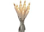 KONSTSMIDE LED-Lichterkette "Weihnachtsdeko aussen", transparent, Dioden 40 Stk., Kabellänge 8m x Gesamtlänge 13,85m, Lichterketten, 40 warm weiße Dioden, LED-Lichterkette