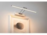 PAULMANN LED Bilderleuchte "Beam Fifty", weiß (weiß, chromfarben), 1, H: 4,6cm, 1 Stk., Leuchten, LED Bilderleuchte