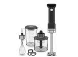 KITCHENAID Stabmixer "5KHBRV05BM", schwarz (matt schwarz), B:7cm H:41cm T:7,9cm, Mixer, Stabmixer