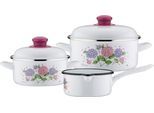 Topf-Set GSW "Hortensie", bunt (weiß, bunt), Töpfe, Topf-Set, Induktion