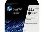 HP Tonerpatrone "HP original Toner 55 Größe A+X Farbe: schwarz/black", schwarz (schwarz 3), Tonerpatronen, Tonerpatrone