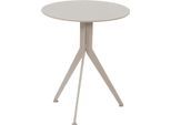 Beistelltisch SPINDER DESIGN "DALEY HIGH", grau (silky taupe, silky taupe, silky taupe, silky taupe, silky taupe, silky taupe), B/H/T: 38cm x 45cm x 38cm, Tische, Beistelltisch, Beistelltisch aus Stahl