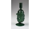 Kerzenhalter AM DESIGN "aus Glas", grün, B:9cm H:21cm, Glas, Kerzenhalter, Kerzenhalter, 2er Set, BxH: 9x21 cm