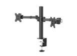 HAMA Monitor-Halterung "Bildschirmhalterung, 2 Monitore, Doppelarm Schwarz", schwarz, B:29cm H:12cm T:45cm, Gerätehalterungen, Monitor-Halterung