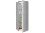 EXQUISIT Vollraumkühlschrank "KS350-V-H-040D weiss", Energieeffizienz: D, silber (edelstahlfarben), B:60cm H:171,5cm T:59cm, Kühlschränke, 330 L Kühlschrank: flexibel, geräumig & sparsam, Vollraumkühlschrank