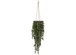 Winterliche Kunstpflanze CREATIV DECO "Weihnachtsdeko", grün, H:125cm, Kunststoff, Kunstpflanzen, Winterliche Kunstpflanze, Hängezweig in Frost-Optik