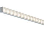 PAULMANN LED-Streifen "Square Profil mit Diffusor 1m Alu eloxiert", grau (aluminiumfarben), Gesamtlänge 1m, Lichterketten, LED-Streifen