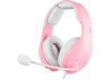 SADES Gaming-Headset "A2", pink (pink, weiß), H:22cm T:20cm, Kopfhörer, Gaming-Headset