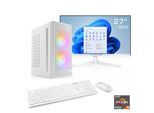 CSL PC-Komplettsystem "Spectrum V24573", Energieeffizienz: D, weiß, Microsoft Windows 11 Home (64 Bit), 16 GB RAM 500 GB SSD, Computer_Komplettsysteme, PC-Komplettsystem