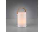 LED Außen-Tischleuchte REALITY LEUCHTEN "Aruba", weiß, H:20,5cm Ø:13cm, Leuchten, LED Außen-Tischleuchte, für Innen- und Aussenbereich, RGB-Farbwechsel, IP44, Gartenleuchte