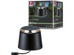 LED Sockelleuchte PAULMANN "Plug & Shine", grau (anthrazit), H:15,5cm Ø:19,3cm, Leuchten, LED Sockelleuchte, LED-Modul, IP67