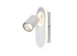 BRILLIANT Wandstrahler "Kimon", weiß, 1, H: 22cm, 1 Stk., Leuchten, LED Wandspot, Wandstrahler