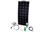 Solaranlage PHAESUN "Energy Generation Kit, Flex Rise 130 W", blau (dunkelblau), Solarmodule, Solaranlage