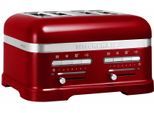 KITCHENAID Toaster "Artisan 5KMT4205ECA LIEBESAPFEL-ROT", rot (liebesapfel, rot), B:34,8cm H:20,5cm T:30,4cm, Toaster, mit Sandwichzange, Toaster