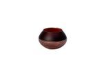 Kerzenhalter VILLEROY & BOCH "Teelichthalter Manufacture Swirl ø 10,8 cm schwarz-kupfer", bunt (schwarz, kupfer), Kerzenhalter, Kerzenhalter
