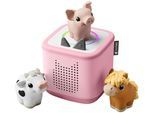 TONIES Lautsprecher "Toniebox 2 Starter Set My First Tonies Bauernhof", rosa, B:13cm H:12,6cm T:13cm, Lautsprecher, Lautsprecher