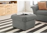 Hocker DOMO COLLECTION "Pegnitz", grau, B:60cm H:39cm T:60cm, 100% Polyester, Hocker, Hocker