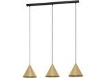 EGLO Hängeleuchte "NARICES", schwarz, H: 110cm, 1 Stk., Leuchten, Hängeleuchte in schwarz aus Stahl - exkl. E27 - 40W, Hängeleuchte