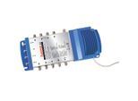 HAMA SAT-Multischalter "SAT Multischalter mit Netzteil für 8 Teilnehmer Geräte, SAT Anlage", grau (aluminiumfarben), Verteiler, SAT-Multischalter