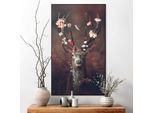 Bild REINDERS "Hirsch", braun (farbe bild(er): braun), B:70cm H:118cm T:3,7cm, Holzwerkstoff, Bilder, Bild