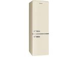 AMICA Kühl-/Gefrierkombination "KGCR 387 101", Energieeffizienz: D, silber (beige), Rechtsanschlag, Kühlschränke, Kühl-/Gefrierkombination