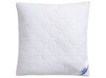 Microfaserkissen BECO "Medibett, Kopfkissen", weiß, B:80cm L:80cm, Bezug: 100% Baumwolle. Füllung: 100% Polyester, Kopfkissen, Microfaserkissen, Kissen 40x80 cm, 80x80cm, Allergiker geeignet (Hausstauballergiker)