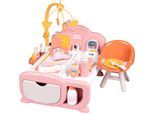 Puppenmöbel SMOBY "Baby Nurse Cocoon 3-in-1", rosa, Puppenmöbel, KinderB:59cm H:48cm T:43cm, Kunststoff, Puppenmöbel, Made in Europe, B:59cm H:48cm T:43cm