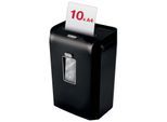 Rexel ProMax RSX1035 Aktenvernichter mit Partikelschnitt bis 10 Blatt schwarz