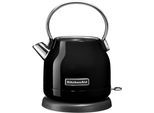 KITCHENAID Wasserkocher "5KEK1222EOB ONYX BLACK", schwarz (onyx schwarz), B:17,8cm H:26,16cm T:22,6cm, Wasserkocher, Wasserkocher
