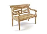 Gartenstuhl VCM "Kindersitzbank Antik Gartenbank Kinder Teak Holz", braun, Obermaterial: 100% Holz Wood., Stühle, Gartenstuhl