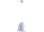PACO HOME Pendelleuchte "JACK", weiß, 1, Ø 25cm H: 178,5cm, Leuchten, Küchenlampe Hängelampe Esszimmer Esstischlampe Innen Gold Weiß, Pendelleuchte