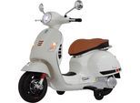 Elektro-Kinderroller JAMARA "Ride-on Vespa GTS 125, Li-Power 12.6", weiß, Elektro-Kinderfahrzeuge, KinderB:50,5cm H:75,5cm T:102cm, Elektro-Kinderroller, mit Licht- und Soundeffekten, B:50,5cm H:75,5cm T:102cm