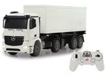 RC-LKW JAMARA "Mercedes Benz Arocs", weiß, Fernlenkfahrzeuge, KinderB:59cm H:22cm T:59cm, Kunststoff, RC-LKW, mit Container, B:59cm H:22cm T:59cm