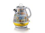 ARIETE Wasserkocher "2869PO Positano", bunt (gemustert), B:22cm H:30cm T:22cm, Wasserkocher, Wasserkocher