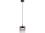 JUST LIGHT LED Deckenleuchte "ELIO", schwarz, 1, Ø 16cm H: 60cm, 1 Stk., Leuchten, 3-Stufen Dimmer, Switchmo, LED Deckenleuchte
