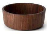 Schüssel CONTINENTA, braun (holzfarben), H:10cm Ø:26cm, Holzwerkstoff, Schüsseln, Schüssel, Walnussholz, Ø 26 cm