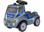 Rutscherauto FERBEDO "Ferbedo Truck", silber (polizei), Rutschautos, KinderB:30cm H:59cm T:44cm, Kunststoff, Rutscherauto, incl. Ferbedo MiniFlash (Blaulicht mit Sirene), B:30cm H:59cm T:44cm